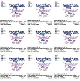 Together My Favorite Place to Be - Valentine's Embroidery Design (7 Sizes) - FineryEmbroidery